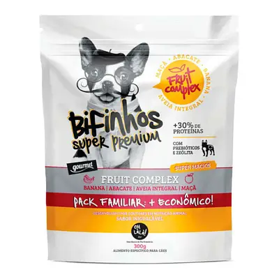 Petisco Oh LàLà Cães Bifinhos Fruit Complex 300g