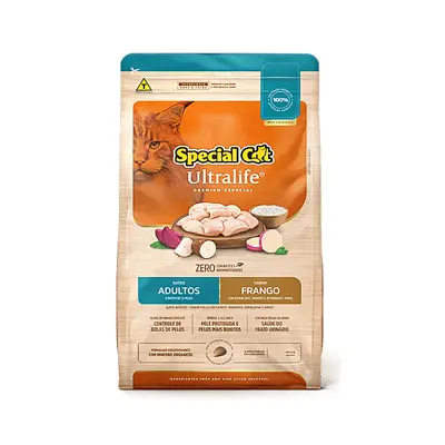 Ração Special Cat Ultralife Adultos Frango 20kg