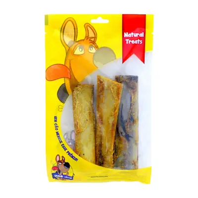 Petisco Snack Show Costela Natural Cães com 3 Unidades