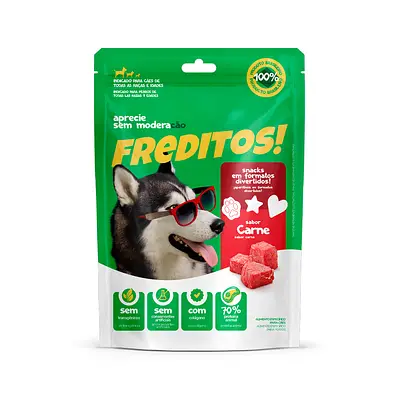 Petisco Para Cães Freditos Carne 50g