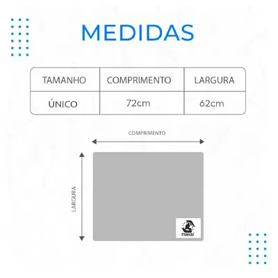 Mantinha para Pets Premium Dupla Face 100% Impermeável Azul