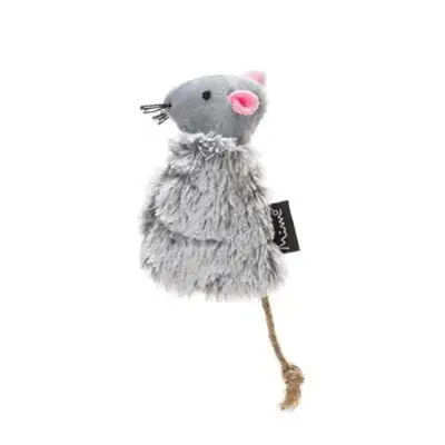 Brinquedo Gatos Mimo Ratinho Cinza Catnip