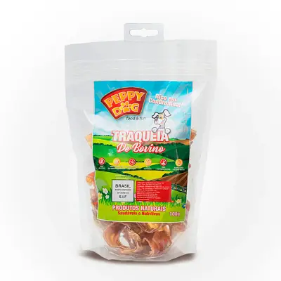 Traqueia Bovina Peppy Dog 100g