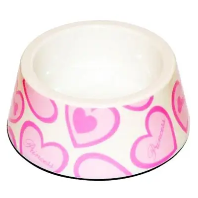Comedouro para Cães e Gatos Pets Happy Jambo Princess Rosa