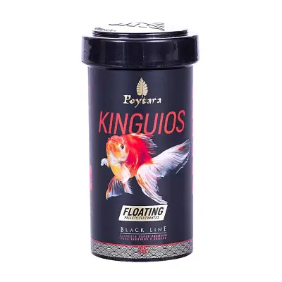 Ração Para Peixes Poytara Kinguio Black Line Floating 95g