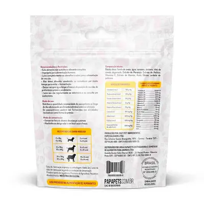 Biscoito Petisco Natural Papapetisco Para Cães Calming 150g