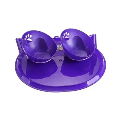Kit Jogo Americano para Gatos Roxo Truqys Pets