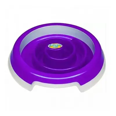 Comedouro Slow Food Roxo Grande Truqys Pets