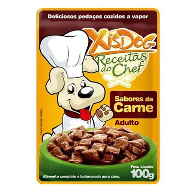 Petisco Cães Xis Dog Sabores da Carne 100g