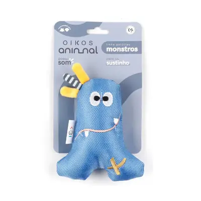 Brinquedo Cães Pelúcia Monstrinhos Sustinho Oikos