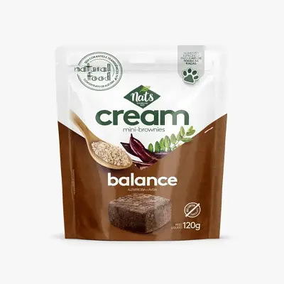 Snack Cães Nats Cream Brownie Balance 120g