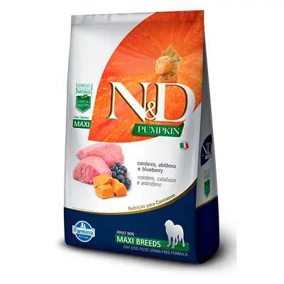 Ração N&D Pumpkin Cães Adultos Maxi Cordeiro 10,1kg