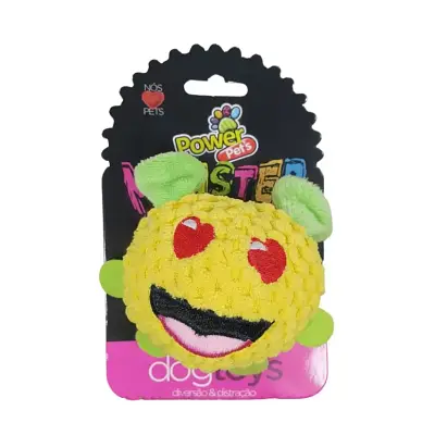 Brinquedo Cães The Pets Pelúcia Emotion Pequeno Amarelo 7cm