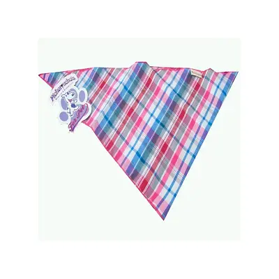 Bandana xadrez Rosa Pickorruchos P