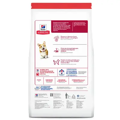 Ração Hill s Science Diet Cães Adultos Pedaços Pequenos 12Kg