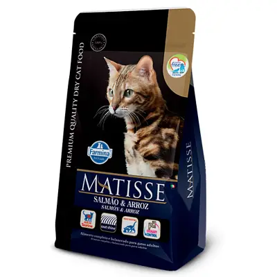 Ração Farmina Matisse Gatos Salmão e Arroz 7,5kg