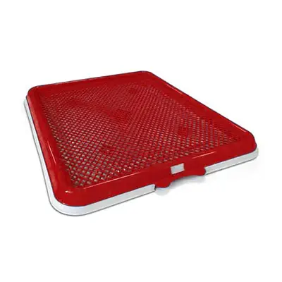Sanitário Higiênico Pet Injet Xixi Pets Premium Vermelho