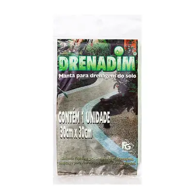 Manta para Drenagem do Solo Drenadim Top Garden