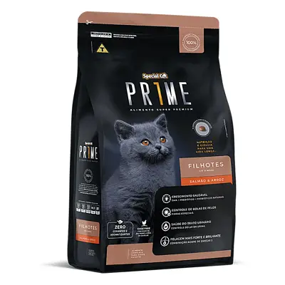 Ração Gatos Special Cat Filhotes Prime Salmão e Arroz 1kg