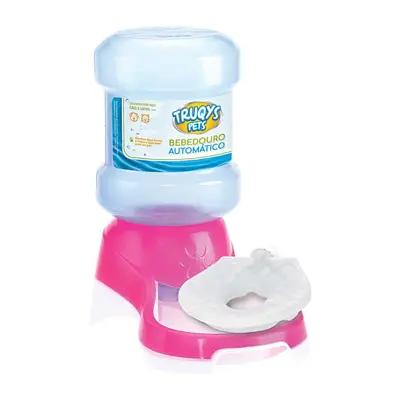 Bebedouro Automático Ice para Pets Rosa Truqys Pets 2L