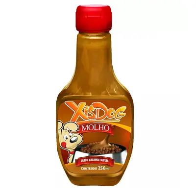 Molho XisDog Para Cães Galinha Caipira 250ml