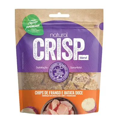 Petisco Natural Crisp de Frango Batata Doce 100g