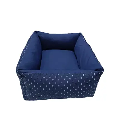 Cama para Cães e Gatos CamaPet Âncora Azul Escuro Tamanho G
