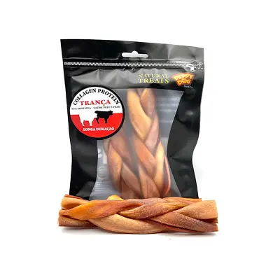 Petisco Collagen Protein Trança para Cães