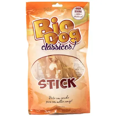 Petisco Cães Clássicos Biodog Stick com 3 Unidades