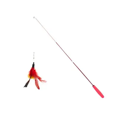 Brinquedo Gatos The Pets Varinha Pesca Retrátil