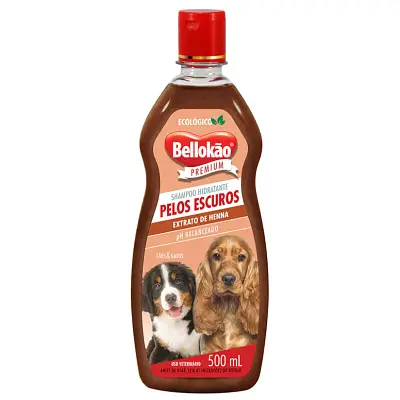 Shampoo Bellokão Pelos Escuros Premium 500ml