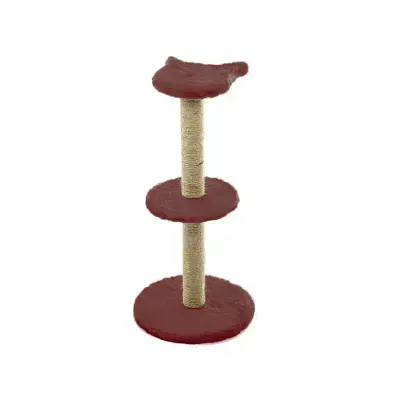 Arranhador Pet Lar Gatos Torre Marrom