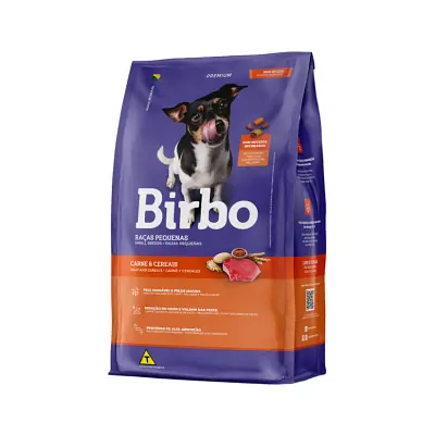 Ração Cães Birbo Raças Pequenas Carne E Cereais 15Kg