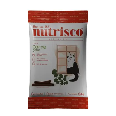 Bifinho Gatos Nutrisco Carne 30g