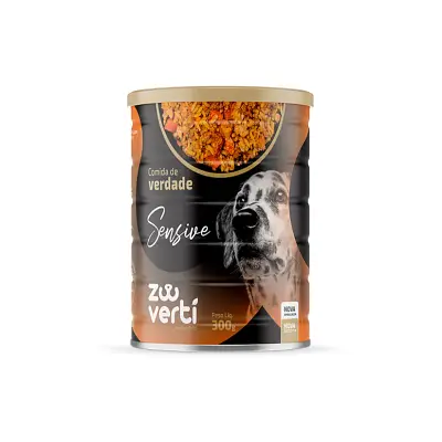 Ração úmida Papapets para Cães Sensive Lata 300g