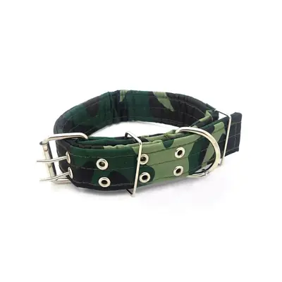 Coleira Cães The Pets Nylon Army Camuflada GG
