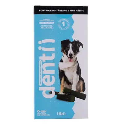 Petisco Cães Tibii Dentii Raças Médias 80g
