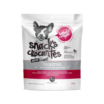 Petisco Oh LàLà Cães Crocantes Herbal Complex Digestive 150g