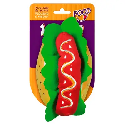 Brinquedo Pelúcia Food Hot Dog Jambo