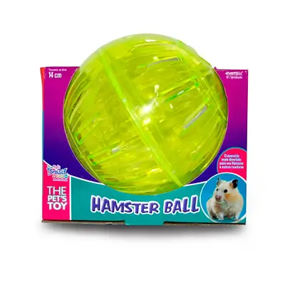 Bola para Hamster De Exercício Roda Giratória 14cm