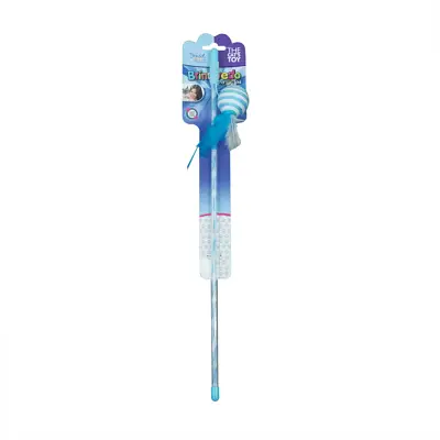 Brinquedo para Gato Varinha Com Bolinha Cetim Azul The Pets Brasil