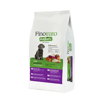 Ração para Cães Finotrato Nature Filhotes Raças Grandes 15kg