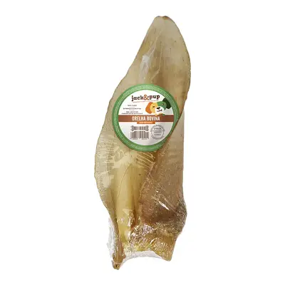 Petisco para Cães Orelha Bovina Jack&Pup