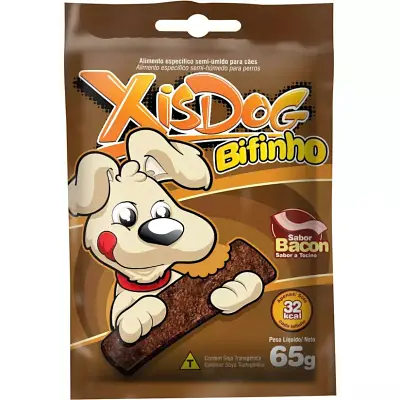 Petisco Cães Xisdog Bifinho Bacon 65g