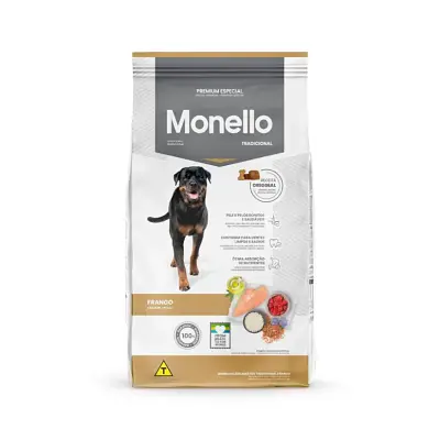 Ração Monello Especial Cães Adultos Tradicional Frango 7Kg