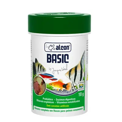 Ração Para Peixes Basic Alcon 10g