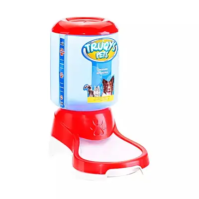 Comedouro Automático para Pets Vermelho Truqys Pets