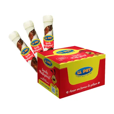Petisco para Cães Combo Sticks Spiral 5 LL Pet 1 Unidade