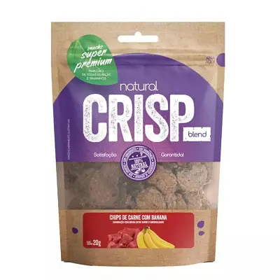 Petisco Natural Crisp Carne Com Banana 20g