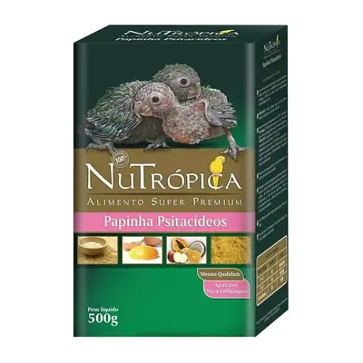 Ração para Psitacideos Papinha Nutrópica 500g